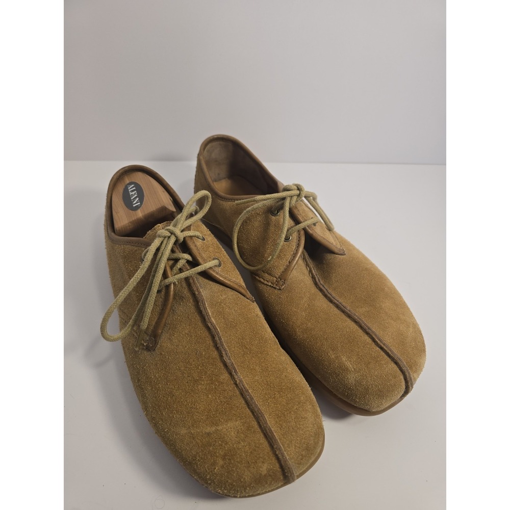 Women's Heritage‎ Earth Shoes Deer suede Brown Tan lace up Vintage Size 9.5 M